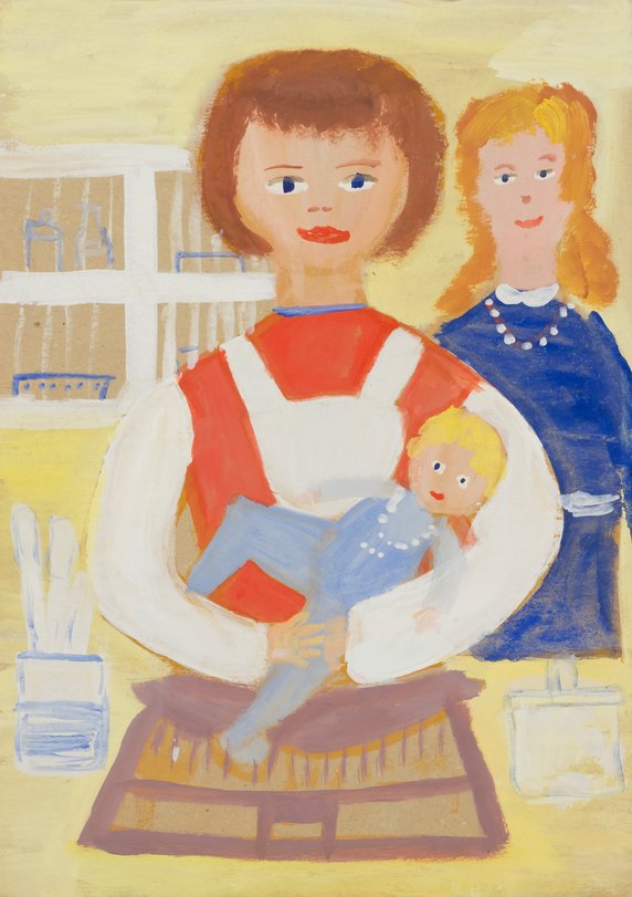 Archiv-Bild „Mutti ist Säuglingsschwester“