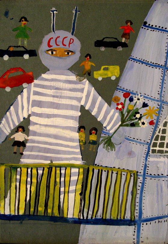 Archiv-Bild „Sowjetischer Kosmonaut“