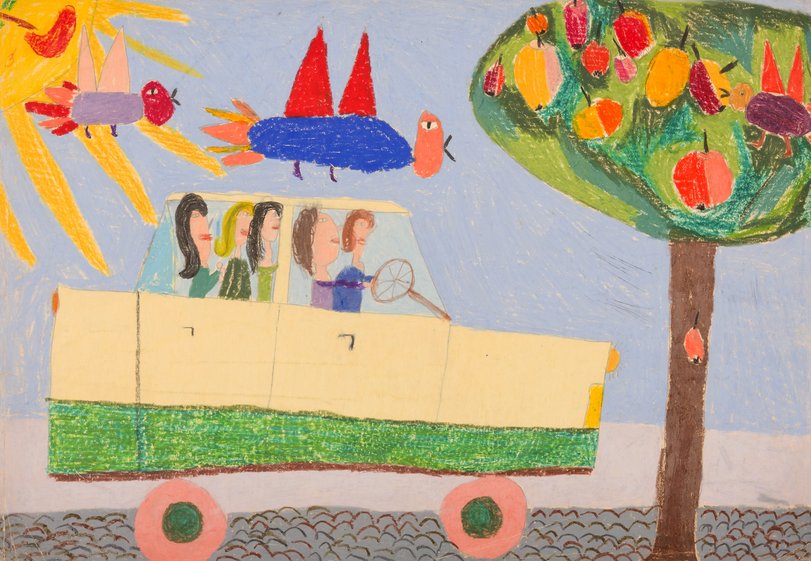 Archiv-Bild „Familienausflug mit dem Trabant“