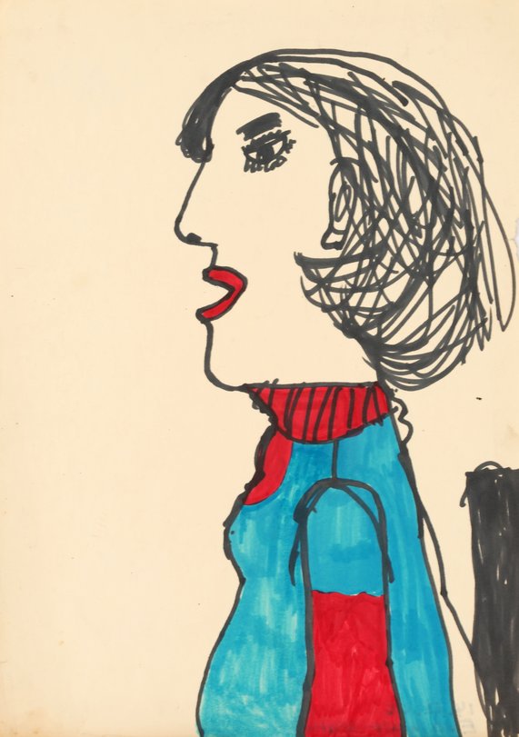 Archiv-Bild „Eva malt Kata“