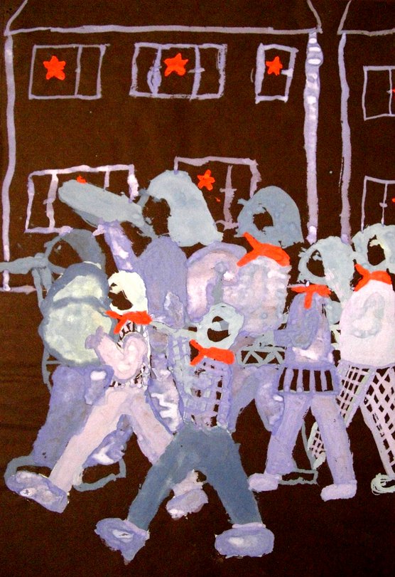 Archiv-Bild „Fanfarenzug, Maifeier“