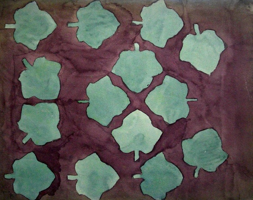 Archiv-Bild „Ornamentmotiv Efeu“