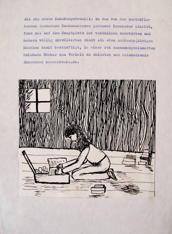 Archiv-Bild „Als die erste Kosakenpatrouille“