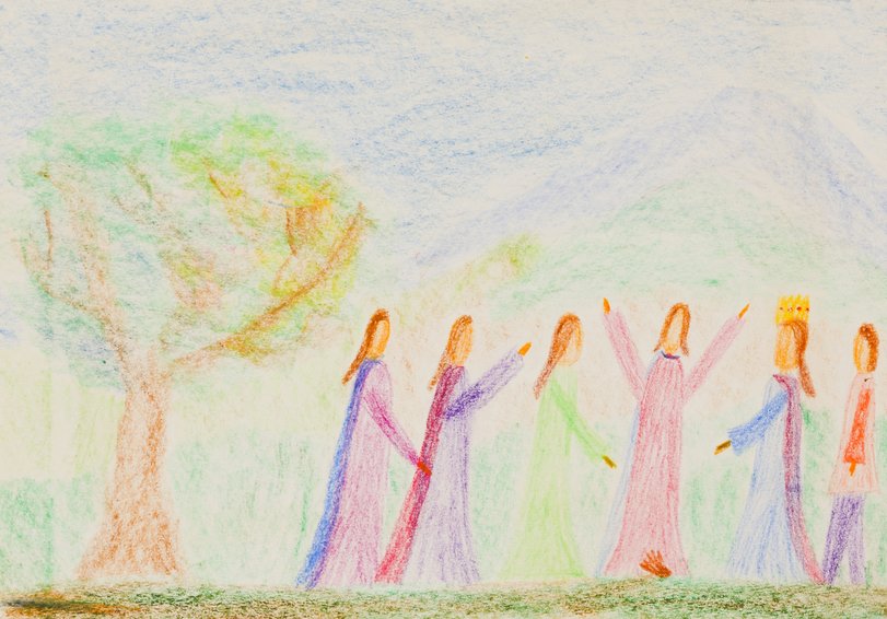 Archiv-Bild „Wie Graf Ganeloun den Handschuh fallen ließ“