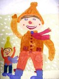 Archiv-Bild „Juchhe! Der erste Schnee“