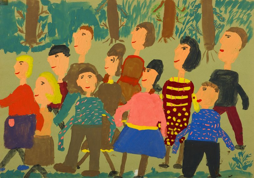 Archiv-Bild „Kindergruppe“