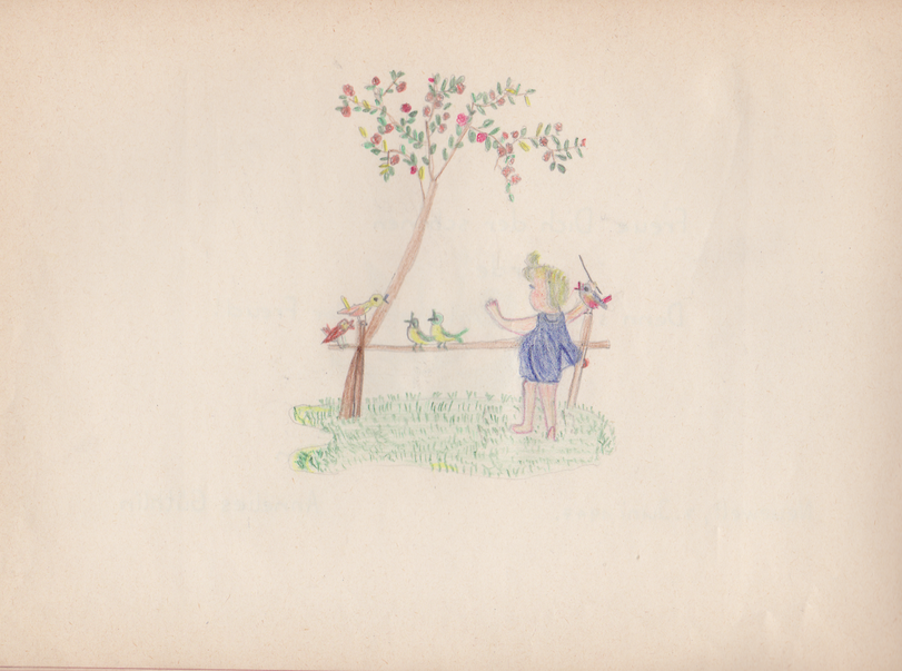 Archiv-Bild „Eintrag in ein Poesiealbum“