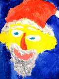 Archiv-Bild „Weihnachtsmanngesicht“