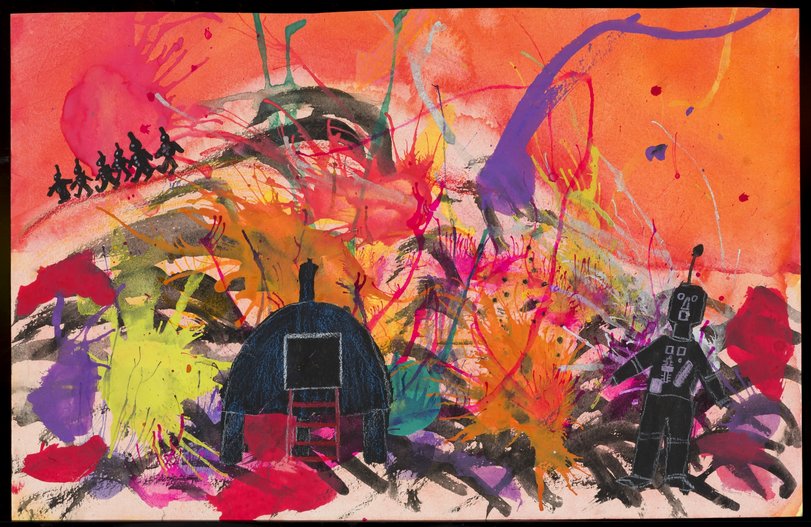 Archiv-Bild „Landung auf dem fremden Planeten“