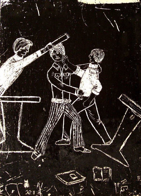 Archiv-Bild „Schlägerei“