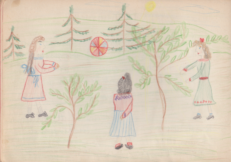 Archiv-Bild „Eintrag in ein Poesiealbum“