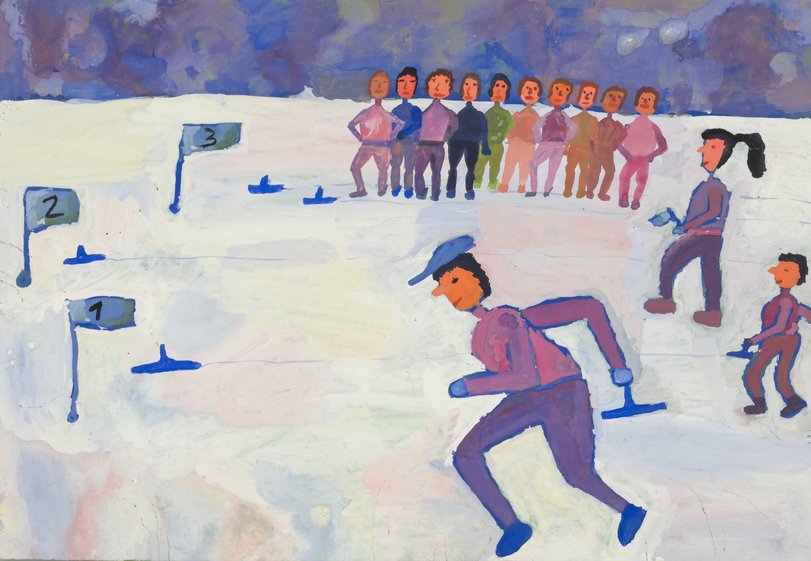 Archiv-Bild „Eisstockschießen“