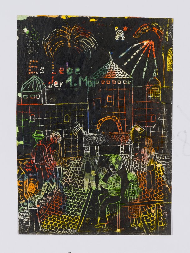 Archiv-Bild „Feuerwerk zum 1. Mai“