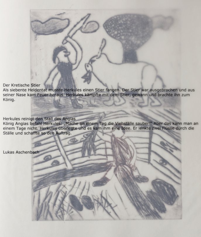 Archiv-Bild „Kinderkunstbuch: Die Taten des Herkules“