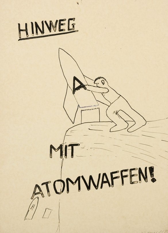 Archiv-Bild „Hinweg mit Atomwaffen“