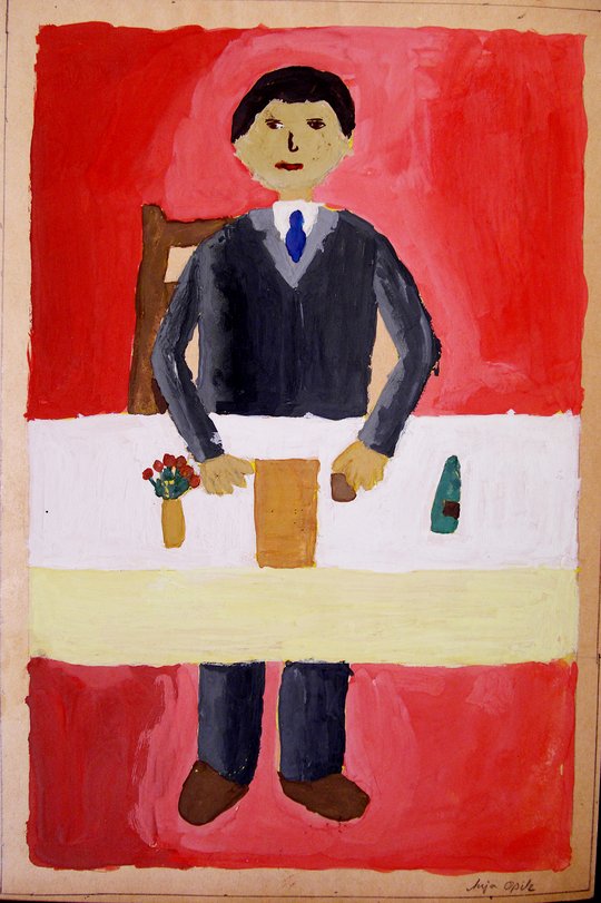 Archiv-Bild „Vater hält eine Rede“