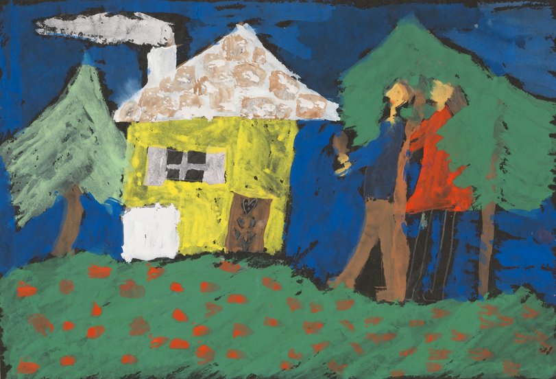 Archiv-Bild „Pfefferkuchenhaus im Wald, Märchen“