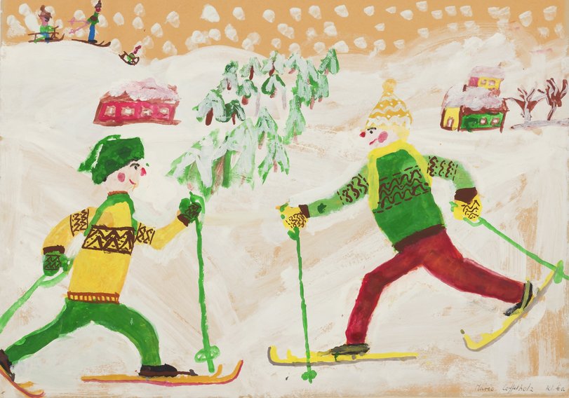 Archiv-Bild „Skiläufer“