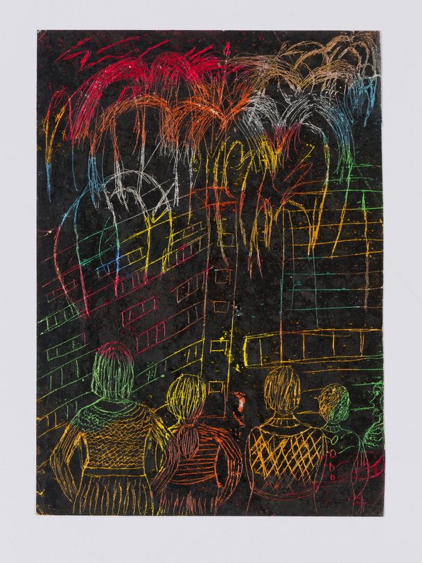 Archiv-Bild „Feuerwerk zum 1. Mai“