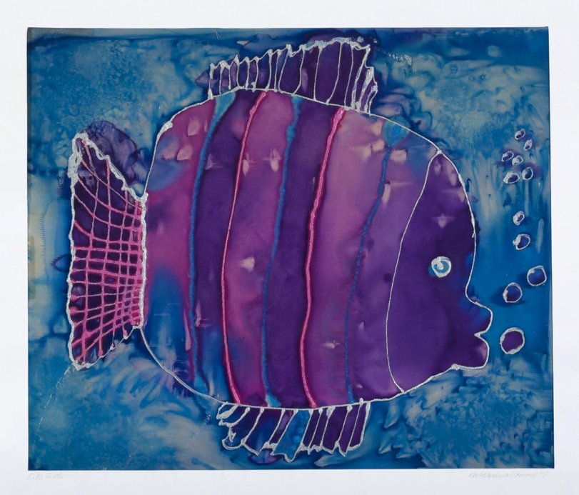 Archiv-Bild „Lila Fisch“