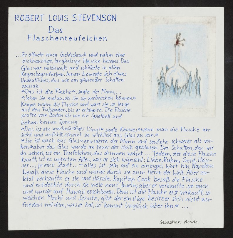 Archiv-Bild „„Das Flaschenteufelchen“ nach Robert Louis Stevenson“