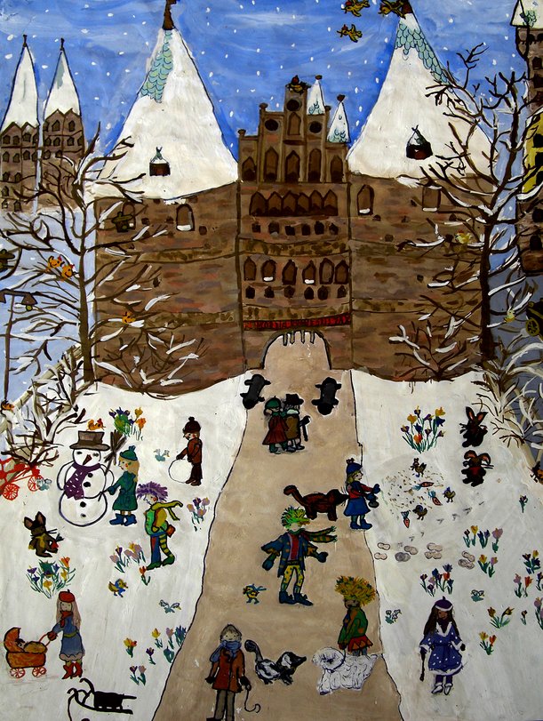 Archiv-Bild „Lübeck im Winter“