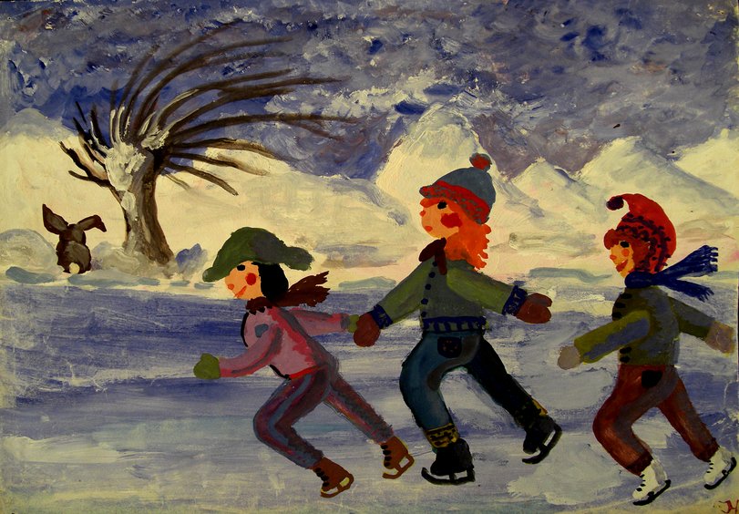 Archiv-Bild „Schlittschuhläufer“