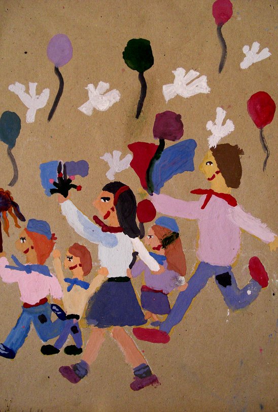 Archiv-Bild „Pioniere zur Friedensfahrt“