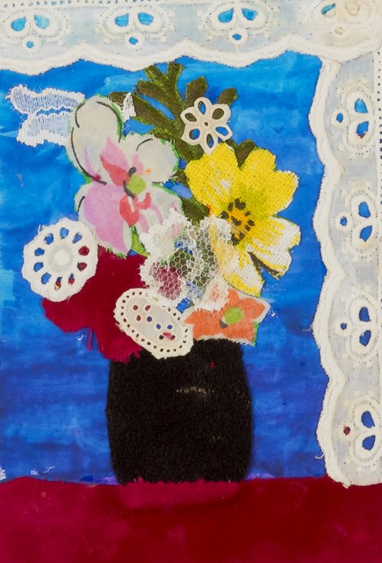 Archiv-Bild „Blumenstrauß im Fenster“