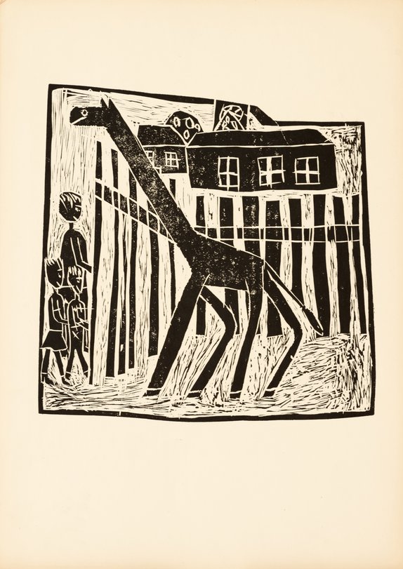 Archiv-Bild „Giraffe im Zoo“