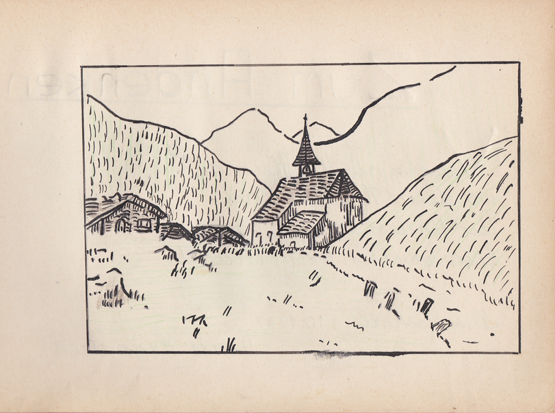 Archiv-Bild „Eintrag in ein Poesiealbum“