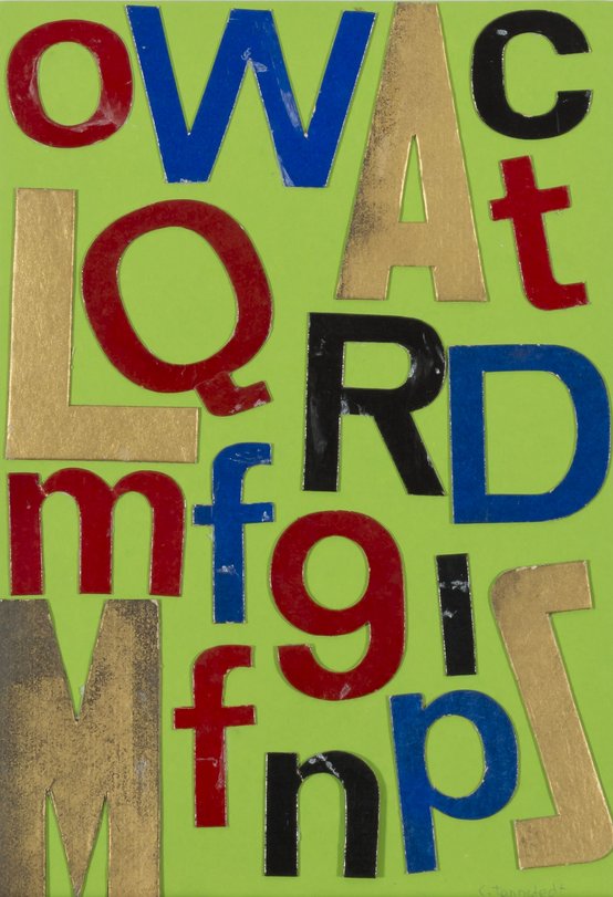 Archiv-Bild „Buchstaben-Collage“