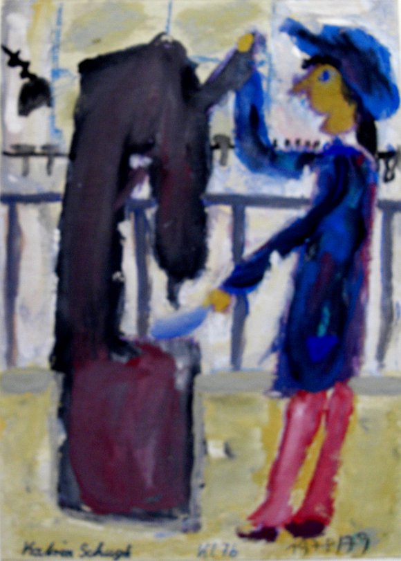 Archiv-Bild „Ich an der Bohrmaschine“