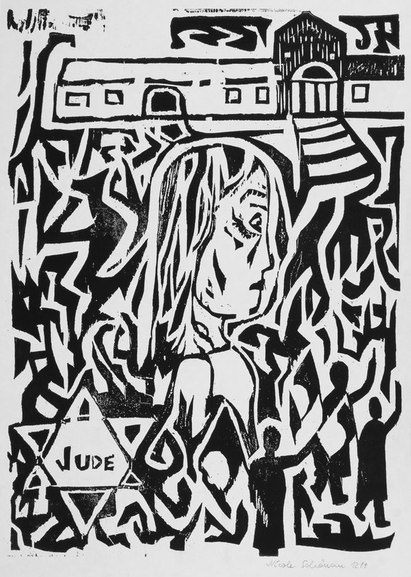 Archiv-Bild „Jude, Druck auf weißem Papier“