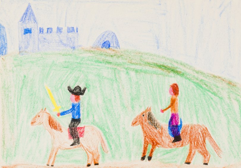 Archiv-Bild „Ritter und Ritterburg“