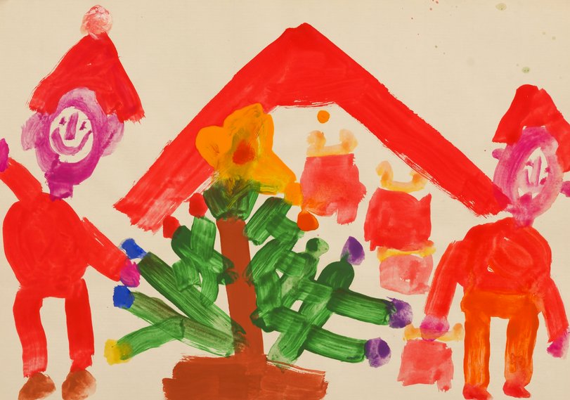 Archiv-Bild „Am Weihnachtsbaum“