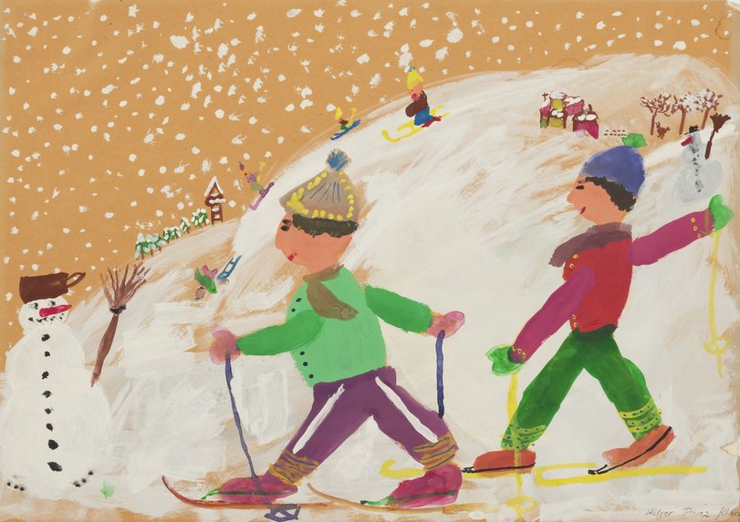 Archiv-Bild „Skiläufer“