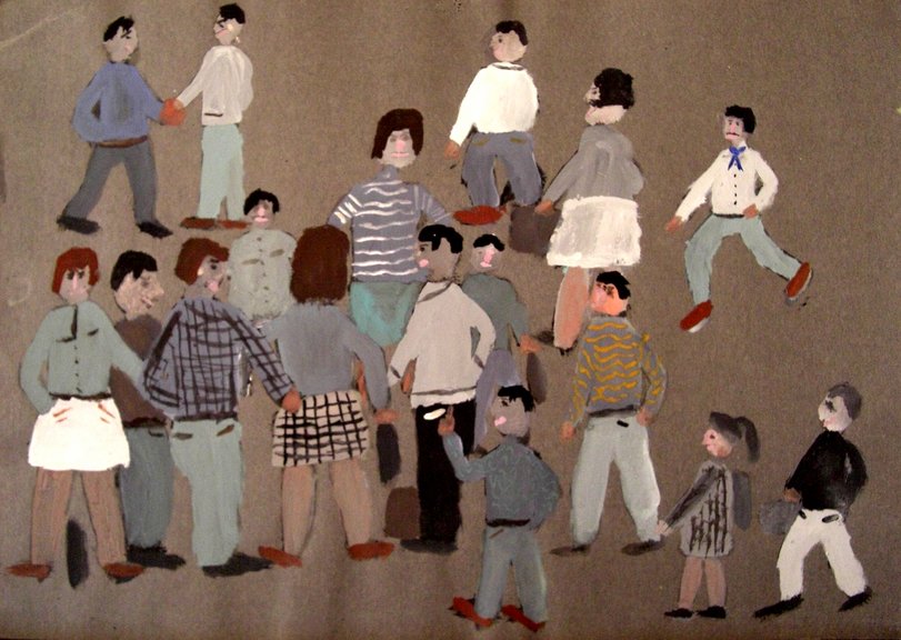 Archiv-Bild „Menschen unterwegs“