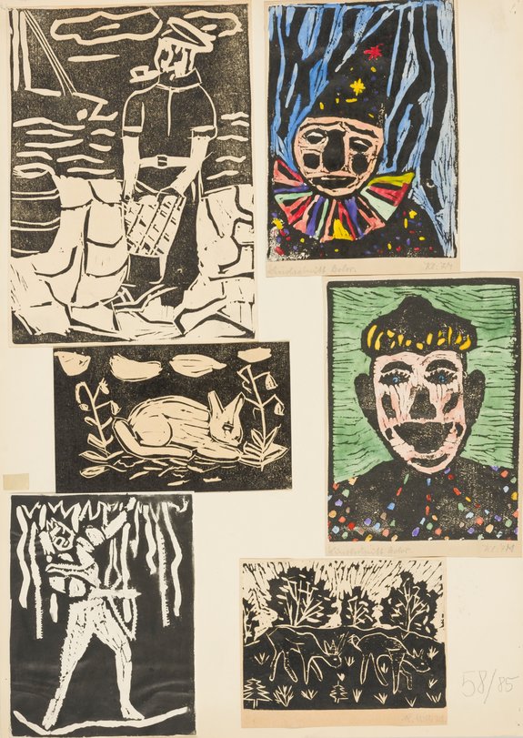 Archiv-Bild „Seemann; Hase; Clowns; Rehe“