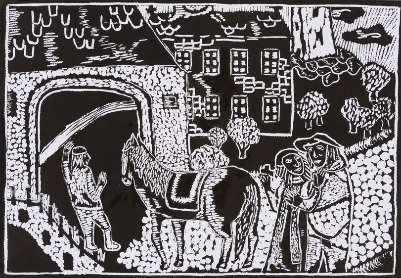 Archiv-Bild „Ludwig nimmt am Kreuzzug teil (Abschied)“