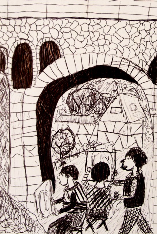 Archiv-Bild „Unter der Brücke zeichnen“