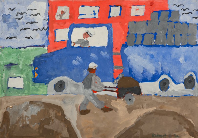 Archiv-Bild „Wir bauen eine Straße“