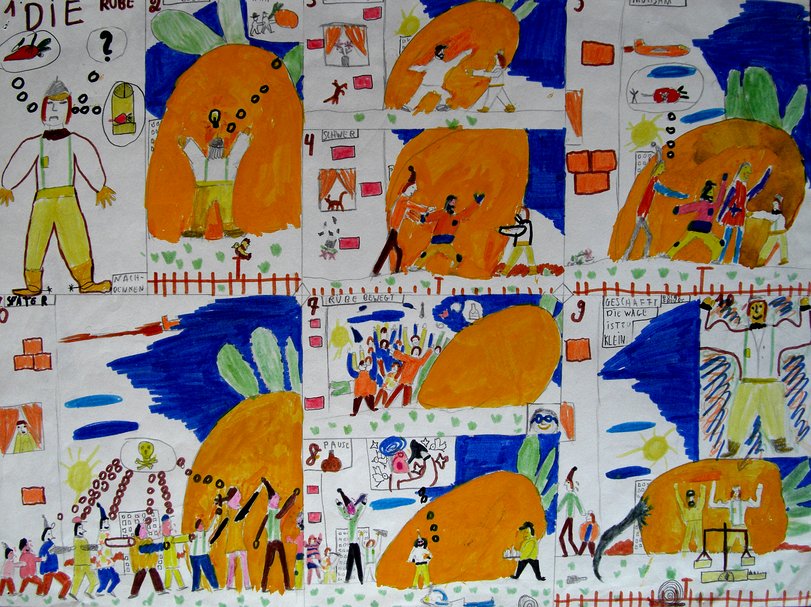 Archiv-Bild „Illustration „Die Rübe““