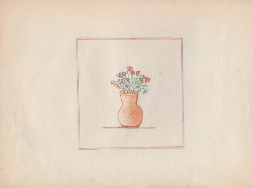 Archiv-Bild „Eintrag in ein Poesiealbum“