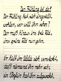 Archiv-Bild „Frühlingsgedicht“