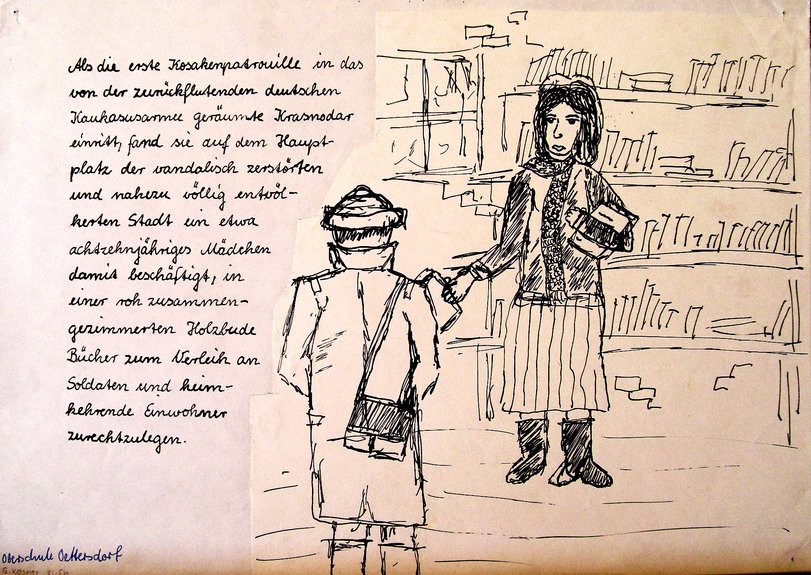 Archiv-Bild „Als die erste Kosakenpatrouille“