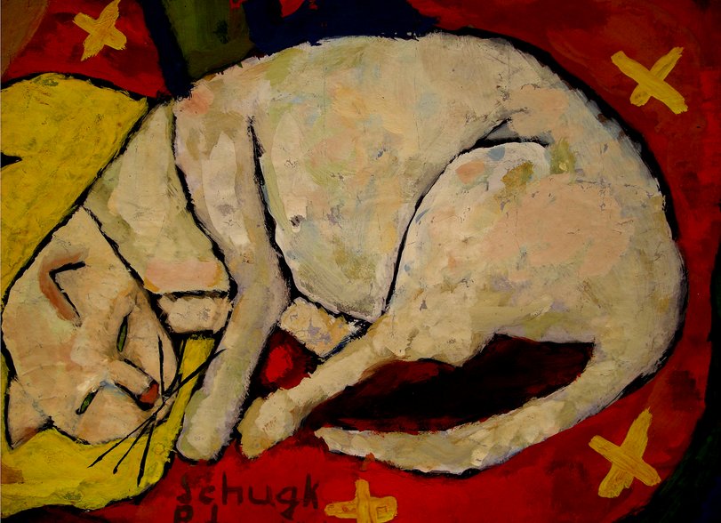 Archiv-Bild „Katze nach Franz Marc“