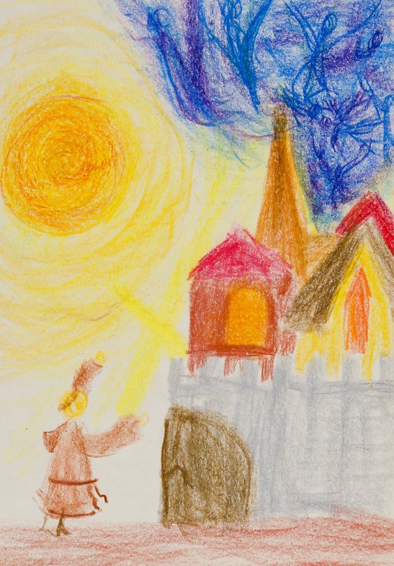 Archiv-Bild „Auf dem Weg zur Kirche“