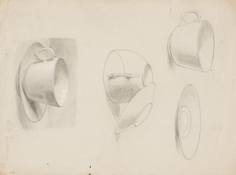 Archiv-Bild „Tassen mit Untertassen“