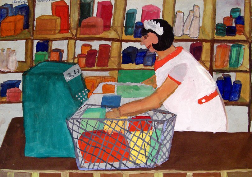 Archiv-Bild „Mutter bei der Arbeit“